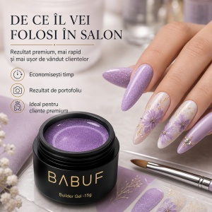 Gel de Constructie Reflectiv Autonivelant | Reflective Lilac | GBG12 | 15g - Img 7