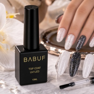Top Coat | Diamond Glitter Top | TCG2 | 15ml - Img 3