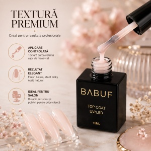 Top Coat | Milky Nude Top | TCC8 | 15ml - Img 4