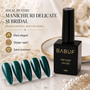 Top Coat | Teal Emerald Top | TCP4 | 15ml - Img 5