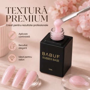 Baza Rubber | Blush Elixir | RBPA8 | 15ml - Img 4