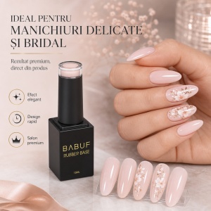 Baza Rubber | Blush Natural | RB3 | 15ml - Img 5