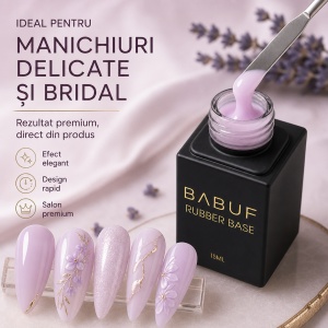Baza Rubber | Lavanda Soft | RB4 | 15ml - Img 5