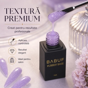 Baza Rubber | Lavender Dream | RBG8 | 15ml - Img 4