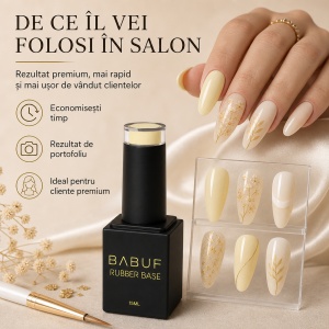 Baza Rubber | Lemon Souffle | RB31 | 15ml - Img 7