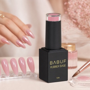 Baza Rubber | Nude Catifelat | RB34 | 15ml - Img 3
