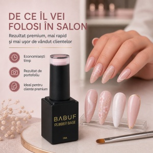 Baza Rubber | Nude Rose | RB5 | 15ml - Img 7