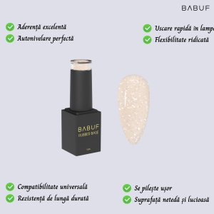 Baza Rubber | Șampanie Perlată | RBG10 | 15ml - Img 2