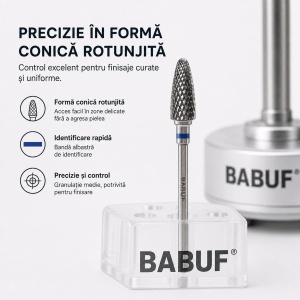 Capat Freza / Bit, Carbit | Mediu | Con Rotunjit | BT7 | 6x14.5 mm - Img 7