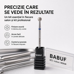 Capat Freza / Bit, Diamantat | Mediu | Bilă Diamantată | BT2 | 4x4 mm - Img 7