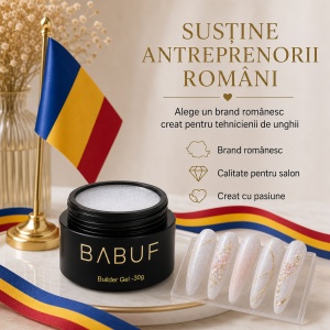 Gel de Constructie Autonivelant | Alb Laptos Glitter | BGG1 | 30g - Img 8