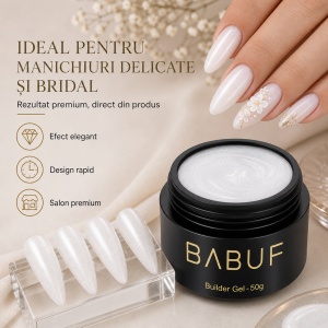 Gel de Constructie Autonivelant | Alb Laptos Perlat | BGP2 | 50g - Img 5