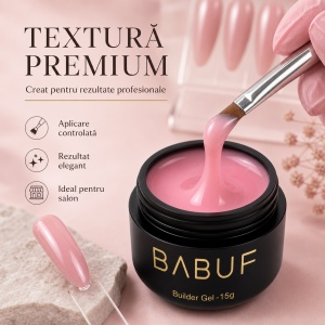 Gel de Constructie Autonivelant | Blush Roz | BG3 | 15g - Img 4