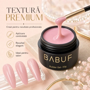 Gel de Constructie Autonivelant | Blush Veil | BG22 | 30g - Img 4