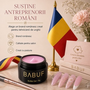 Gel de Constructie Autonivelant | Glitter Pink Cloud | BGG6 | 15g - Img 8