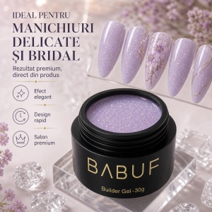 Gel de Constructie Autonivelant | Lilac Elixir | BGPA1 | 30g - Img 5