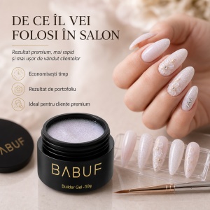 Gel de Constructie Autonivelant | Milky Pearl | BGP5 | 50g - Img 7