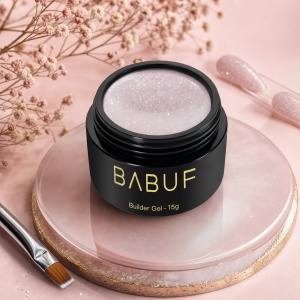 Gel de Constructie Autonivelant | Pearl Blush Glow | BGG10 | 15g - Img 2