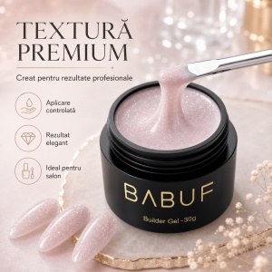 Gel de Constructie Autonivelant | Pearl Blush Glow | BGG10| 30g - Img 4