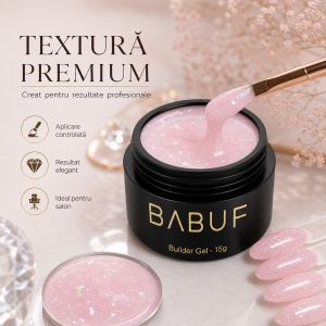 Gel de Constructie Autonivelant | Pearl Pink Shimmer | BGG7 | 15g - Img 4