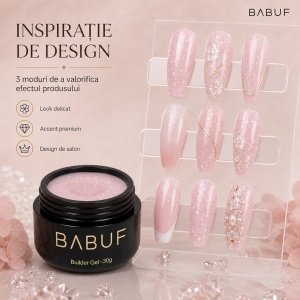 Gel de Constructie Autonivelant | Pearl Pink Shimmer | BGG7 | 30g - Img 6