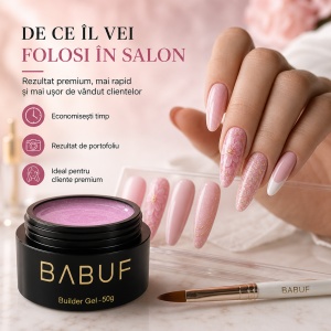 Gel de Constructie Autonivelant | Pink Glaze | BGP8 | 50g - Img 7