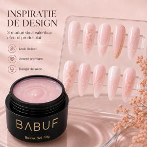 Gel de Constructie Autonivelant | Pink Milky Glow | BGG5 | 50g - Img 6
