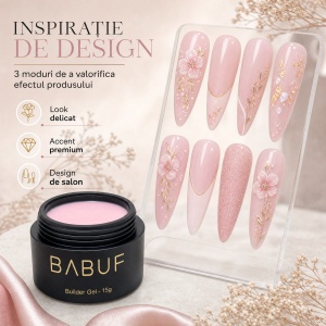 Gel de Constructie Autonivelant | Roz Milky | BG19 | 15g - Img 6