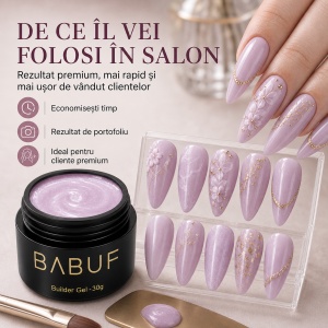 Gel de Constructie Autonivelant | Silk Lilac | BGP14 | 30g - Img 7