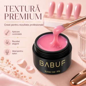 Gel de Constructie Autonivelant Smart | Pink Candy | SBG3 | 50g - Img 4