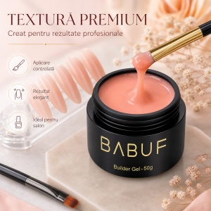 Gel de Constructie Autonivelant Smart | Soft Peach | SBG10 | 50g - Img 4