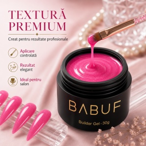 Gel de Constructie Camuflaj | Hot Pink Shimmer | CBG2 | 30g - Img 4