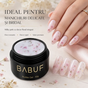 Gel de Constructie Flori Uscate | Milky Bloom | BGFU3 | 30g - Img 5