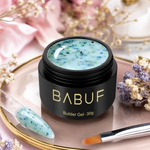 Gel de Constructie Flori Uscate | Milky Blue Petals | BGFU2 | 30g - Img 2