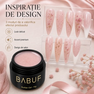 Gel de Constructie Flori Uscate | Milky Petals | BGFU1 | 15g - Img 6