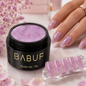 Gel de Constructie Flori Uscate | Pink Petals | BGFU6 | 15g - Img 3