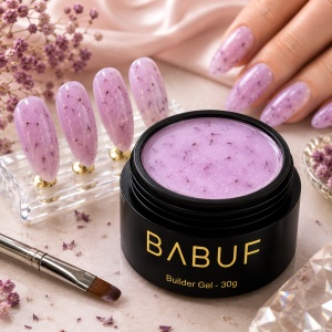 Gel de Constructie Flori Uscate | Pink Petals | BGFU6 | 30g - Img 3