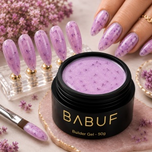 Gel de Constructie Flori Uscate | Pink Petals | BGFU6 | 50g - Img 3