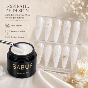 Gel de Constructie Fosforescent | Alb Lăptos Fosforescent | FBG7 | 50g - Img 6