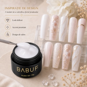 Gel de Constructie Fosforescent | Alb Vanilat Fosforescent | FBG8 | 50g - Img 6