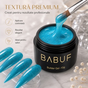 Gel de Constructie Mermaid | Turcoaz Electric | MBG9 | 15g - Img 4