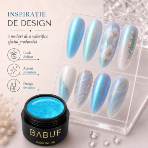 Gel de Constructie Mermaid | Turcoaz Electric | MBG9 | 30g - Img 6
