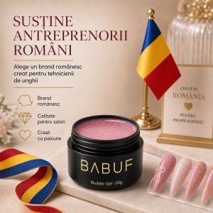 Gel de Constructie Reflectiv Autonivelant | Blush Pink Sparkle | GBG10 | 30g - Img 8
