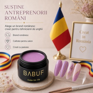Gel de Constructie Reflectiv Autonivelant | Lavender Sparkle | GBG9 | 30g - Img 8