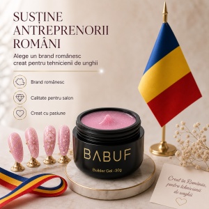 Gel de Constructie Reflectiv Autonivelant | Pink Glitter | GBG7 | 50g - Img 8