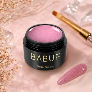 Gel de Constructie Reflectiv Autonivelant | Pink Sparkle | GBG8 | 30g - Img 2