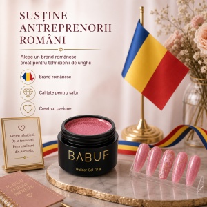 Gel de Constructie Reflectiv Autonivelant | Rose Sparkle | GBG17 | 30g - Img 8