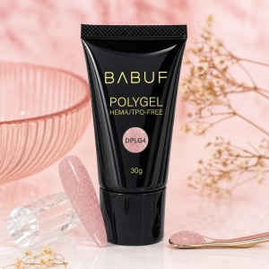 Polygel | Nude Sparkle | DPLG4 | 30g - Img 2