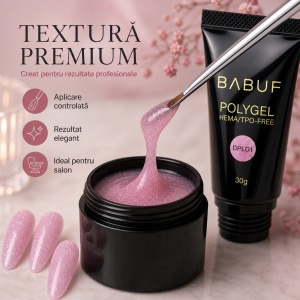 Polygel | Pink Sparkle | DPLG1 | 30g - Img 4