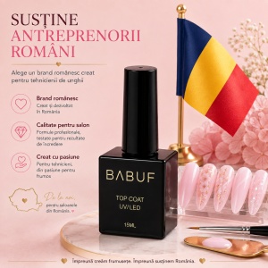 Top Coat | Baby Pink Top | TCC3 | 15ml - Img 8